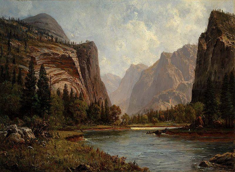 Albert Bierstadt Gates of the Yosemite Spain oil painting art